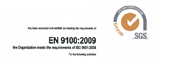 Certificado EN 9100 para fabricación de piezas de precisión para el ...